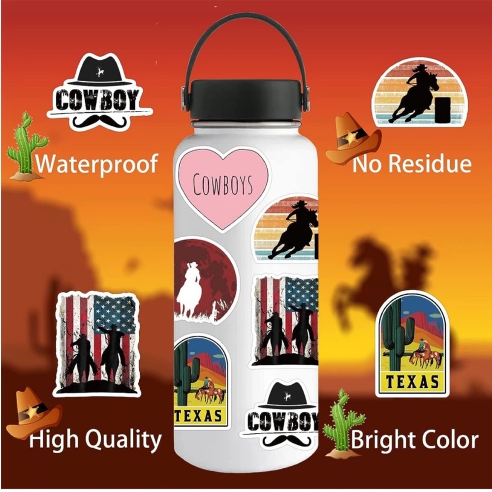 🖤Cowboy Stickers - Picture 2 of 3